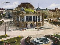 Hrvatsko narodno kazalište (HNK) oko 1920. godine